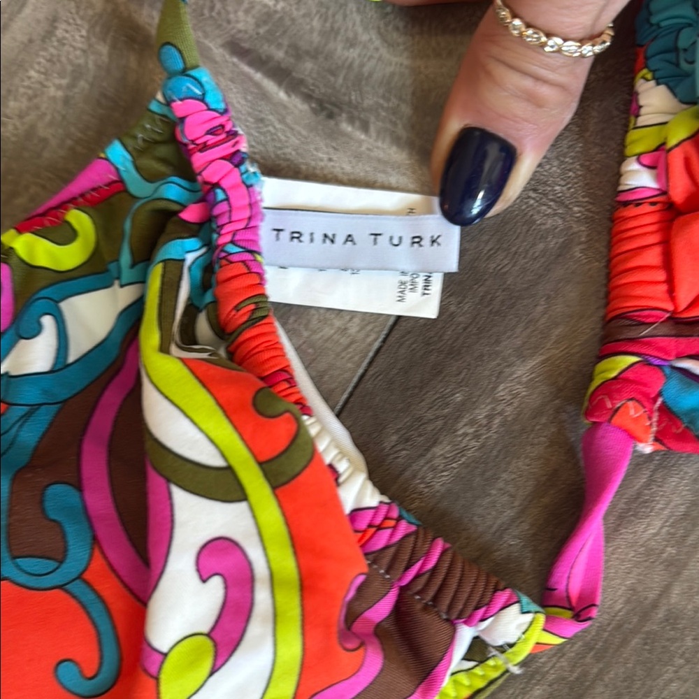 Trina Turk multi print Bikini Swimwear - Picture 2 of 6